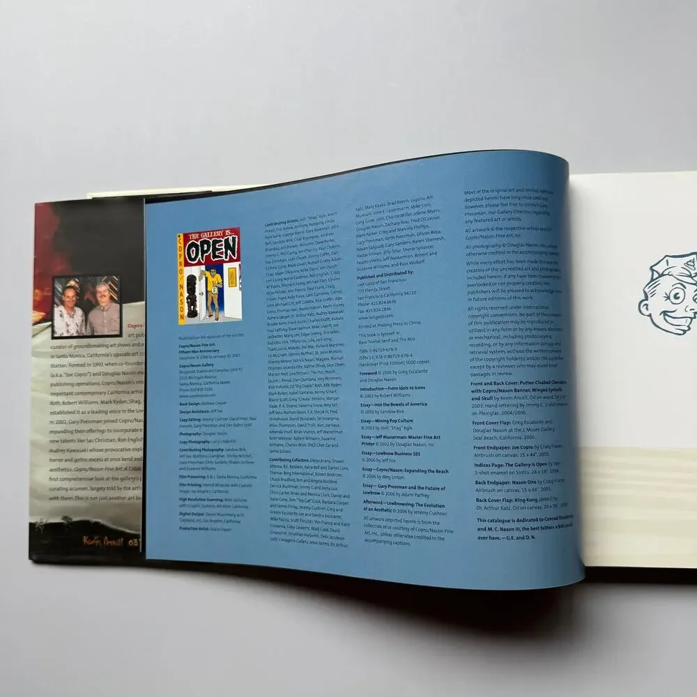 Copro Nason Fine Art Catalog Raisonne Hardcover Book Big Daddy Roth Von Dutch